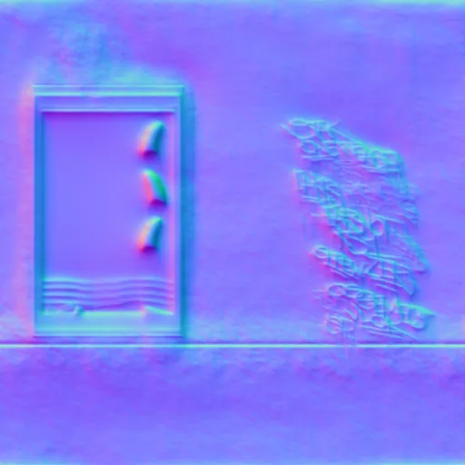 Dirty Wall9 With Window Single main texture preview