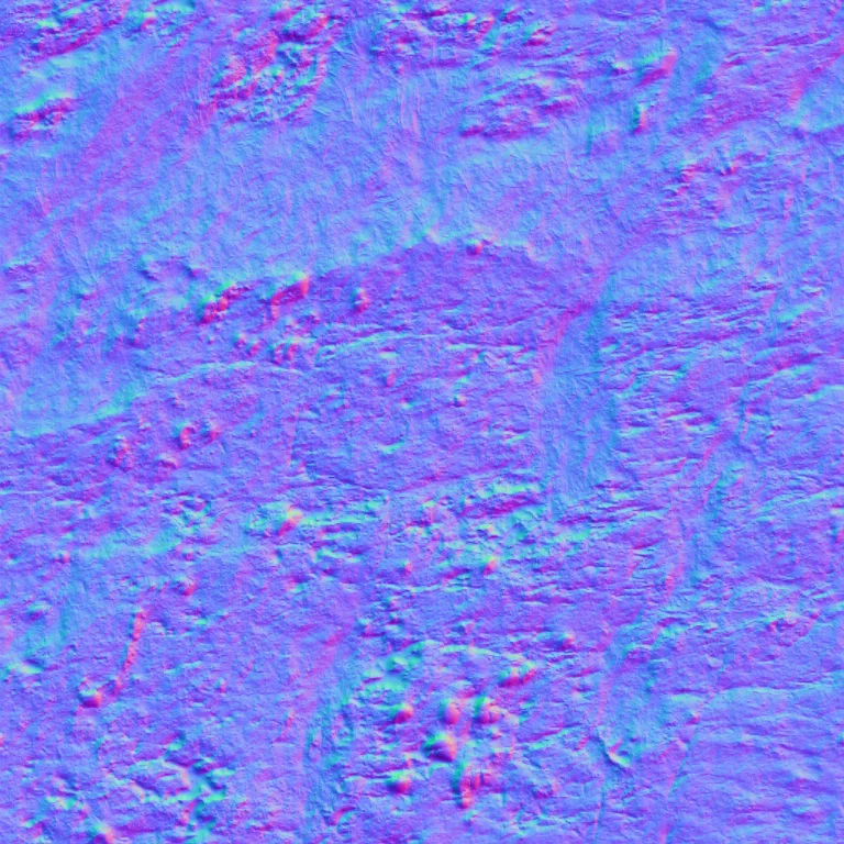 Normal Map for Stone Moss
