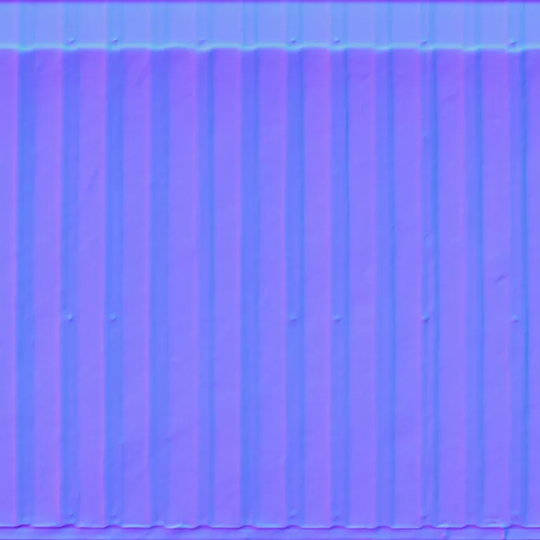 Normal Map for Metal Corrugated1