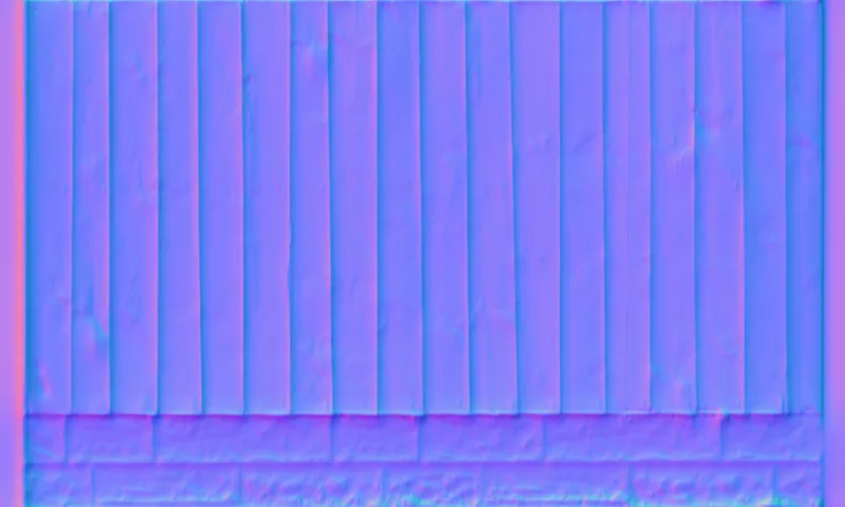 Normal Map for Fence Stone Wood