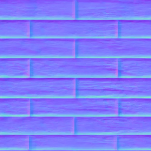 Normal Map for Bt Wood Floor 9 Seamless Planks By Linda Kellie
