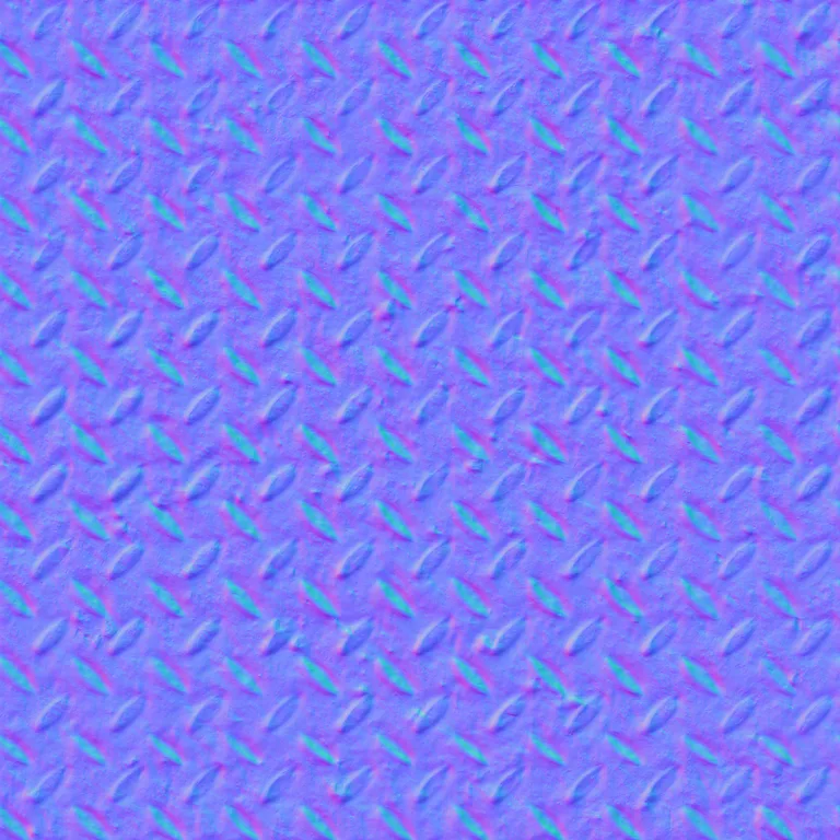 Normal Map for Metal Plate Diamond4