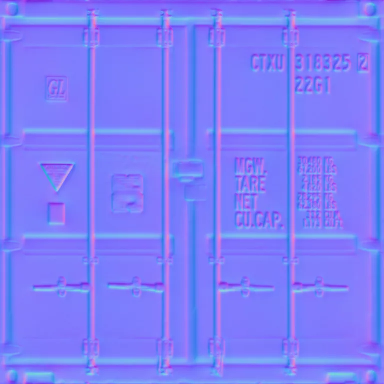 Normal Map for Container End6