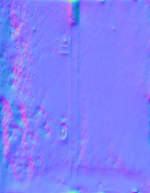 Normal Map for Doors Steel Heavyduty Rusted4
