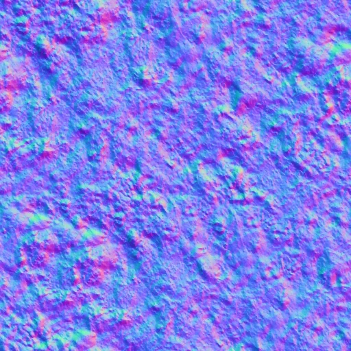 Normal Map for Mossy Rock