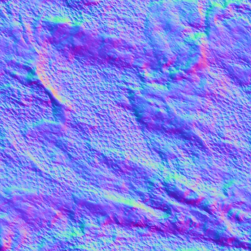 Normal Map for Mossy Substrate