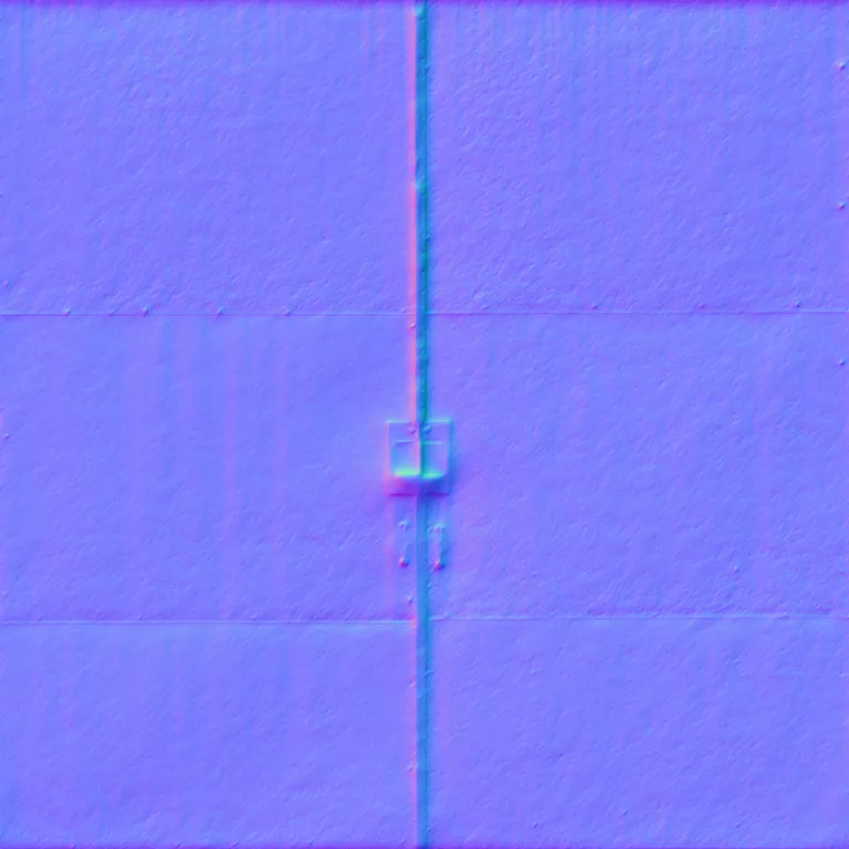 Normal Map for Doors Galvanised Large