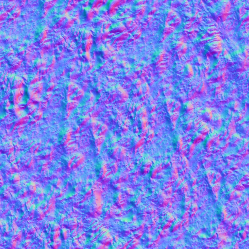Normal Map for Rock Cracked