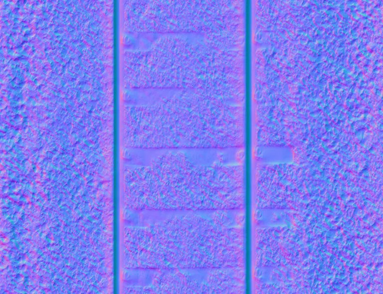 Normal Map for Train Track3