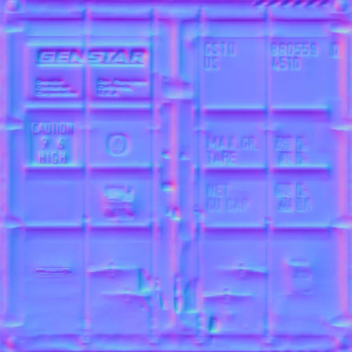 Normal Map for Container End9