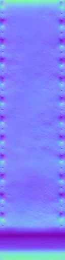 Normal Map for Brown Leather Strap 2A