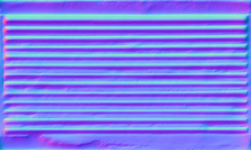 Normal Map for Grill Shiny Rusty