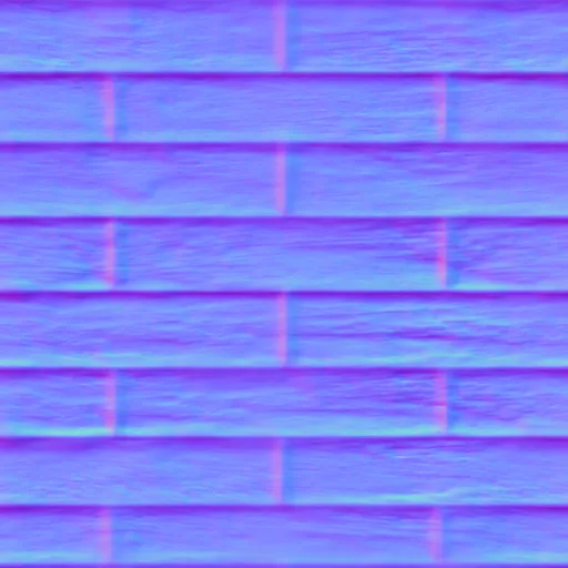 Normal Map for Bt Wood Floor 4 Seamless Planks By Linda Kellie