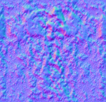 Normal Map for Gumdrop Texture Purple