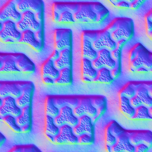 Normal Map for Grate Organic