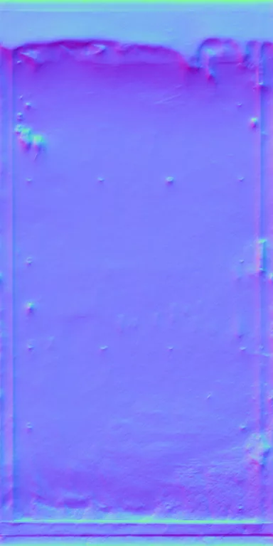 Normal Map for Door Wood Blue5