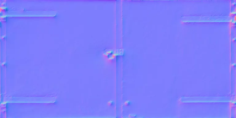 Normal Map for Doors Metal Small
