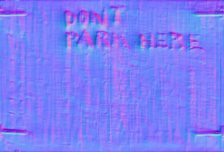 Normal Map for Fence Wood Dontparkhere Mossy