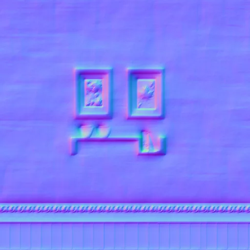 Normal Map for Autumn House Wallpaper 5 With Shelf