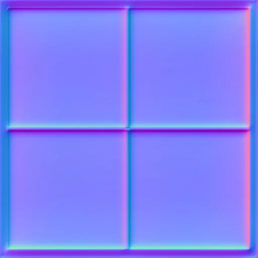 Normal Map for Bt Glass Window With Darkframe2 By Linda Kellie