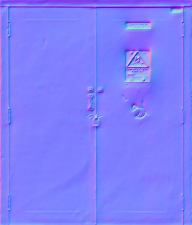 Normal Map for Doors Sub Station