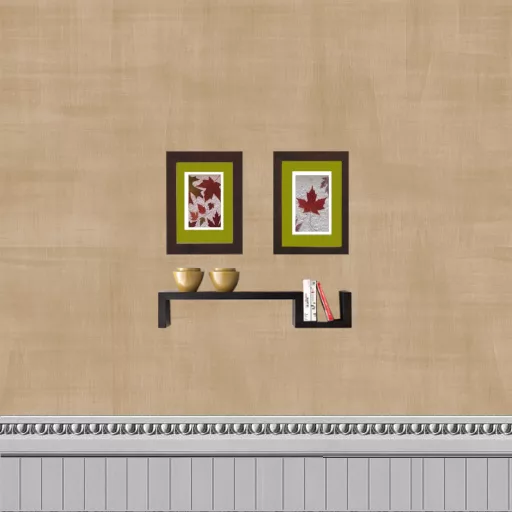 Autumn House Wallpaper 2 With Shelf main texture preview