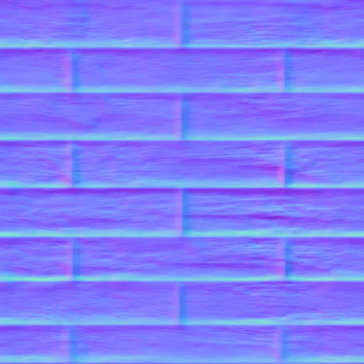 Normal Map for Bt Wood Floor 4 Seamless Planks By Linda Kellie