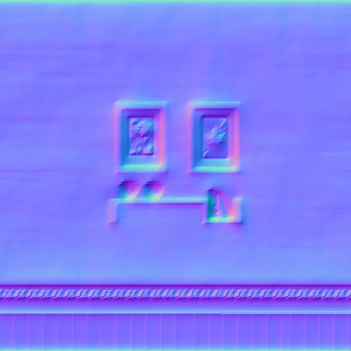 Normal Map for Autumn House Wallpaper 4 With Shelf