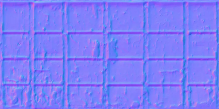 Normal Map for Metal Container Side3