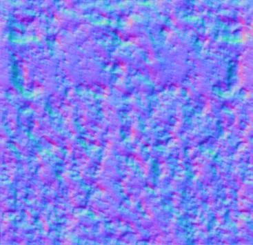 Normal Map for Gumdrop Texture Green