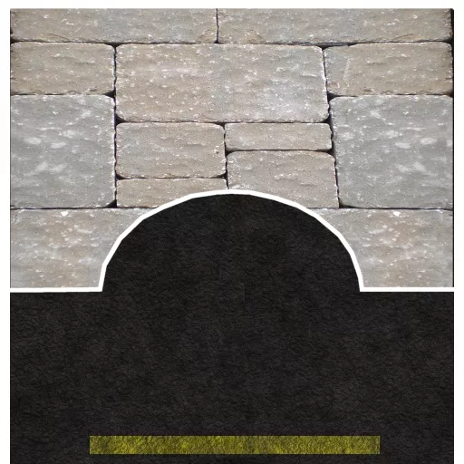 Road Dark End With Pavers main texture preview