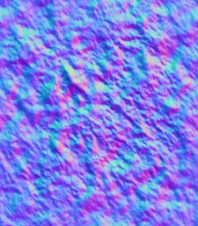 Normal Map for Moss On Ground, Seamless