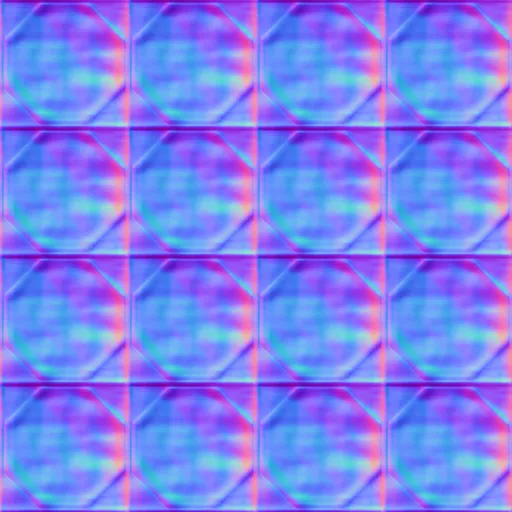 Normal Map for Bt Tile2Red2 By Linda Kellie