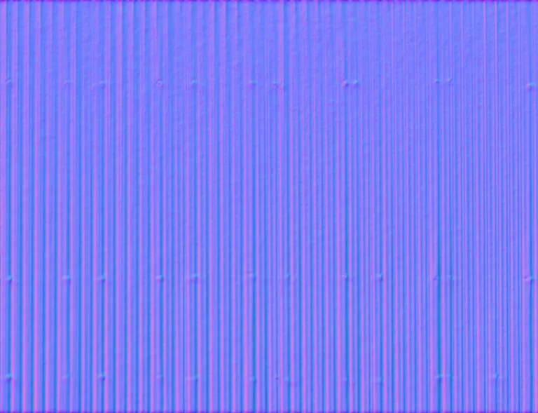 Normal Map for Metal Corrugated5
