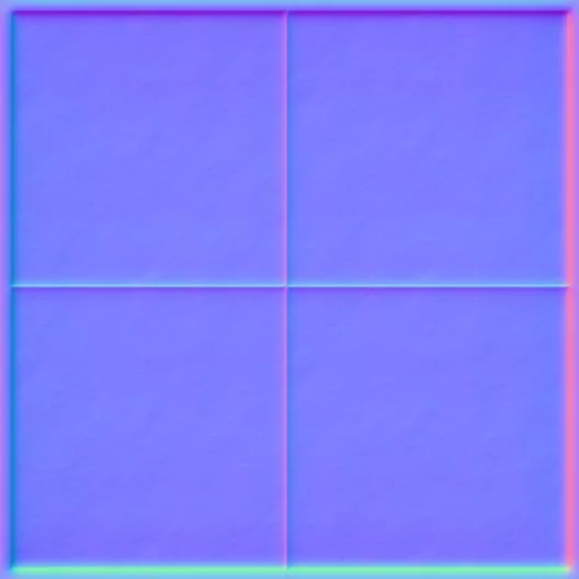 Normal Map for Gray Cement1 Tiles Border