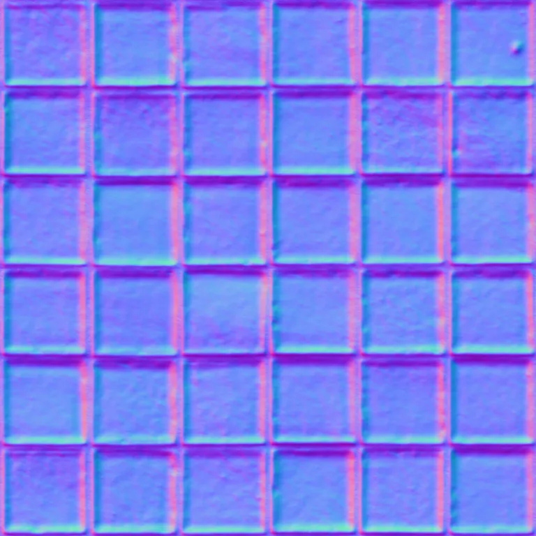Cc0 Orange Square Tile Diffuse texture preview
