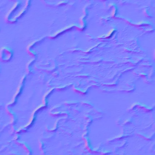 Normal Map for Bark004