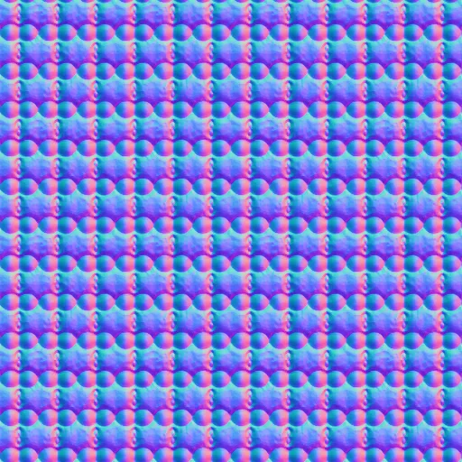 Normal Map for Jacey Retro Blue Tan By Linda Kellie