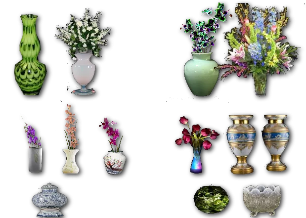 Flower Store Shelves Of Flowers Background main texture preview