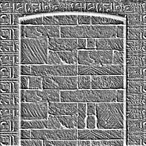 Specular Map for Jacey Egypt Limestone With Archway