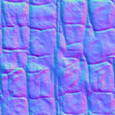 Normal Map for White Gator Tail Close Profile 6 21 12