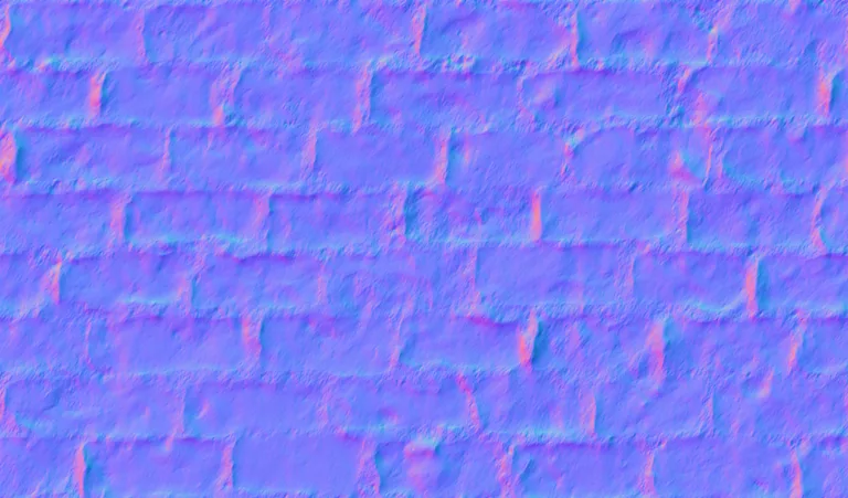 Normal Map for Ground Cobblestone6