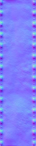 Normal Map for White Leather Strap 3