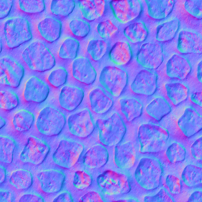 Normal Map for Cobblestones Diffuse