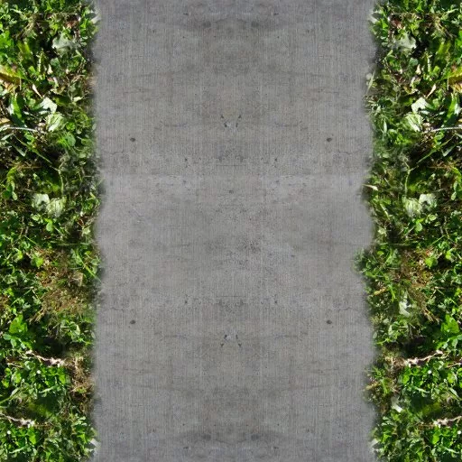 Zadaroo Cement Grass Edge Bothsides main texture preview