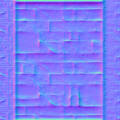 Normal Map for Jacey Egypt Limestone With Side Borders