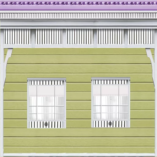 Painted Lady House Siding 3 With Closed Windows main texture preview
