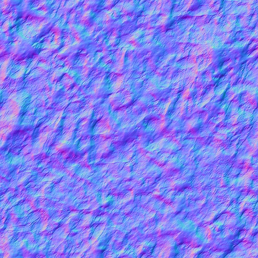 Normal Map for Dark Stone