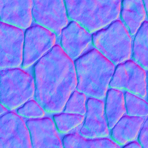Normal Map for Cobblestone Worldforge Mit
