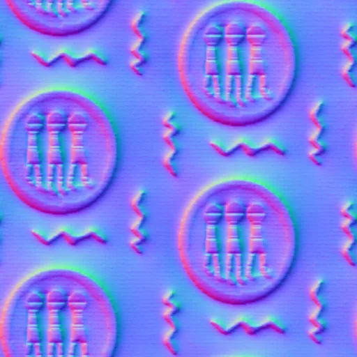 Normal Map for 086Tissu